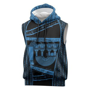 Egypt Menat Sleeveless Hoodie Ancient Mythology Goddess Hathor Necklace