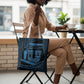 Egypt Menat Tote Bag Ancient Mythology Goddess Hathor Necklace
