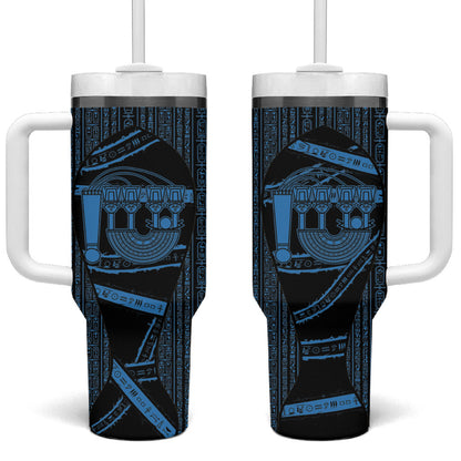 Egypt Menat Tumbler With Handle Ancient Mythology Goddess Hathor Necklace