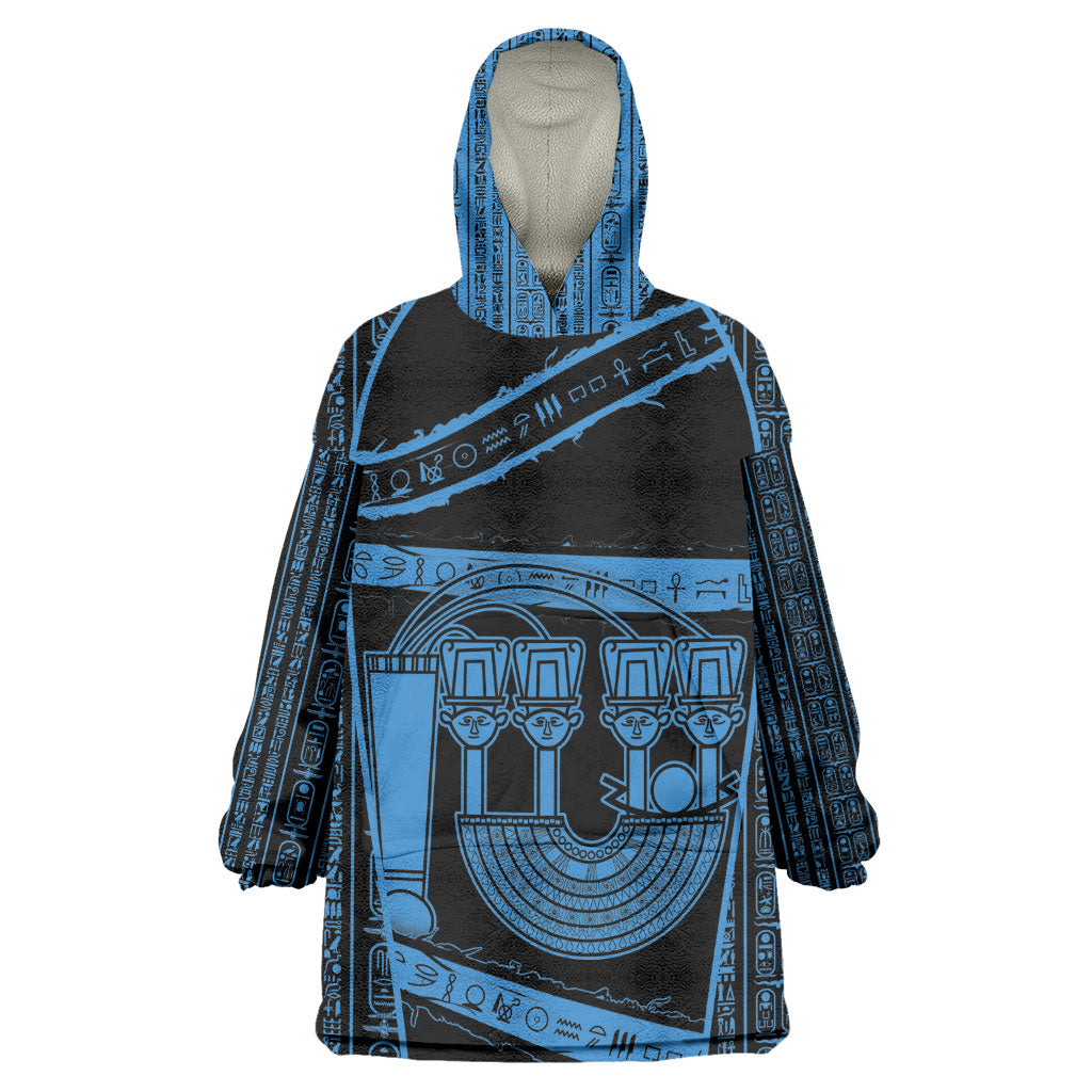 Egypt Menat Wearable Blanket Hoodie Ancient Mythology Goddess Hathor Necklace