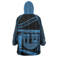 Egypt Menat Wearable Blanket Hoodie Ancient Mythology Goddess Hathor Necklace