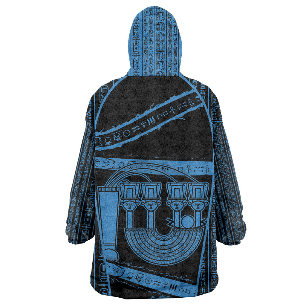 Egypt Menat Wearable Blanket Hoodie Ancient Mythology Goddess Hathor Necklace