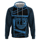 Egypt Menat Zip Hoodie Ancient Mythology Goddess Hathor Necklace