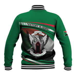 African Sudan Baseball Jacket Victory Is Ours - African Pride