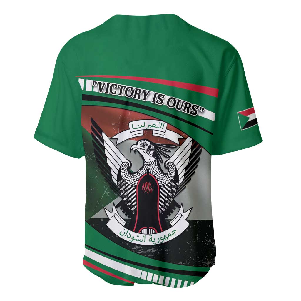 African Sudan Baseball Jersey Victory Is Ours - African Pride