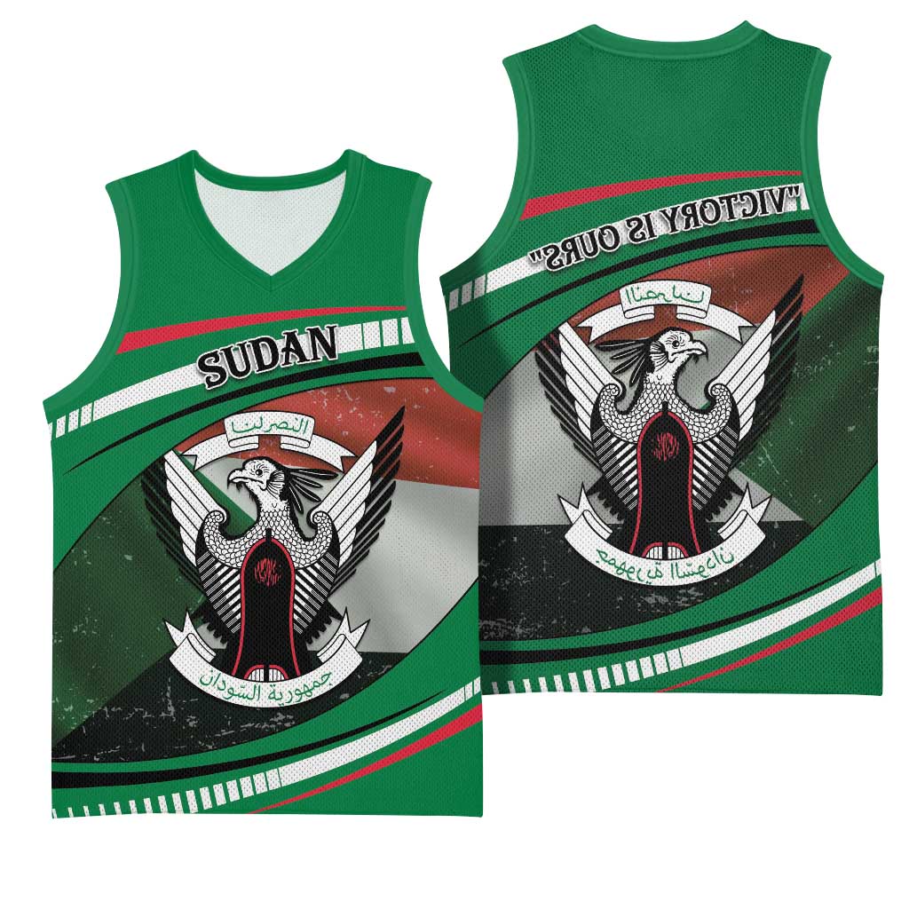 African Sudan Basketball Jersey Victory Is Ours - African Pride