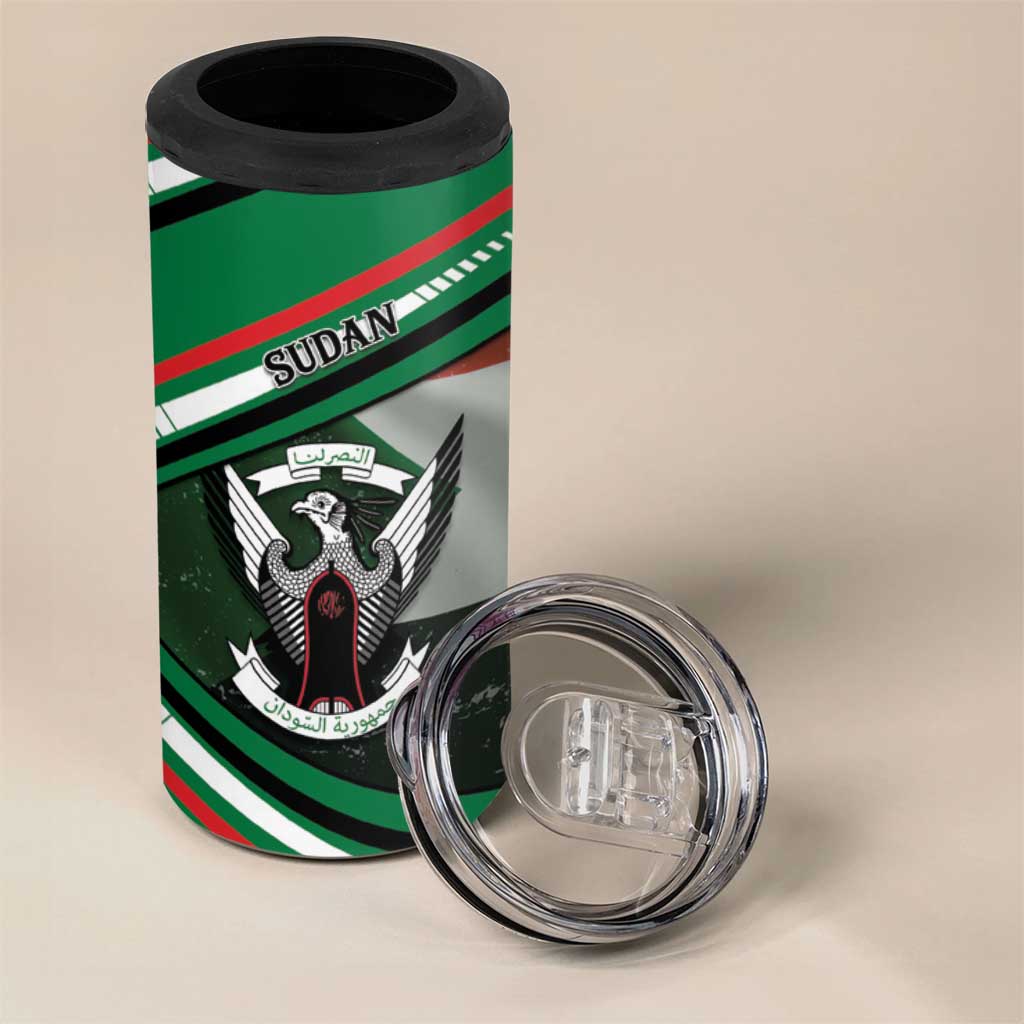 African Sudan 4 in 1 Can Cooler Tumbler Victory Is Ours - African Pride