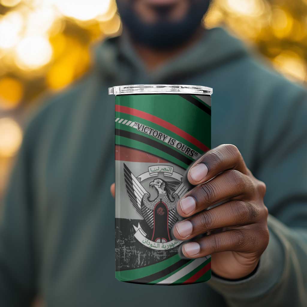 African Sudan 4 in 1 Can Cooler Tumbler Victory Is Ours - African Pride