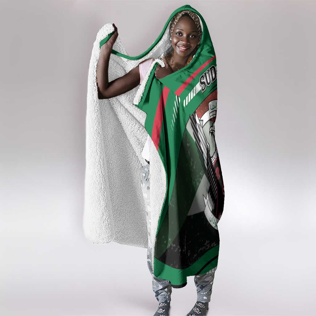 African Sudan Hooded Blanket Victory Is Ours - African Pride