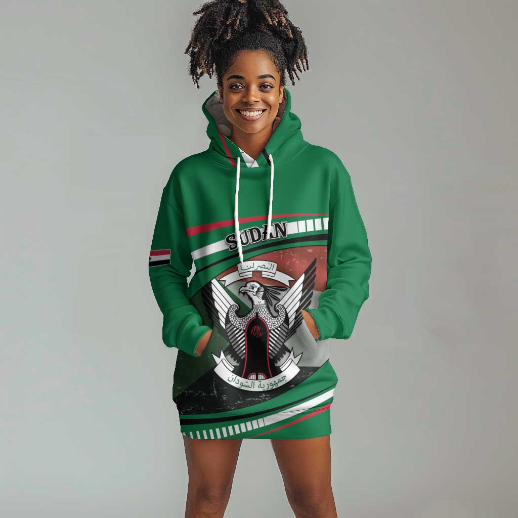 African Sudan Hoodie Dress Victory Is Ours - African Pride