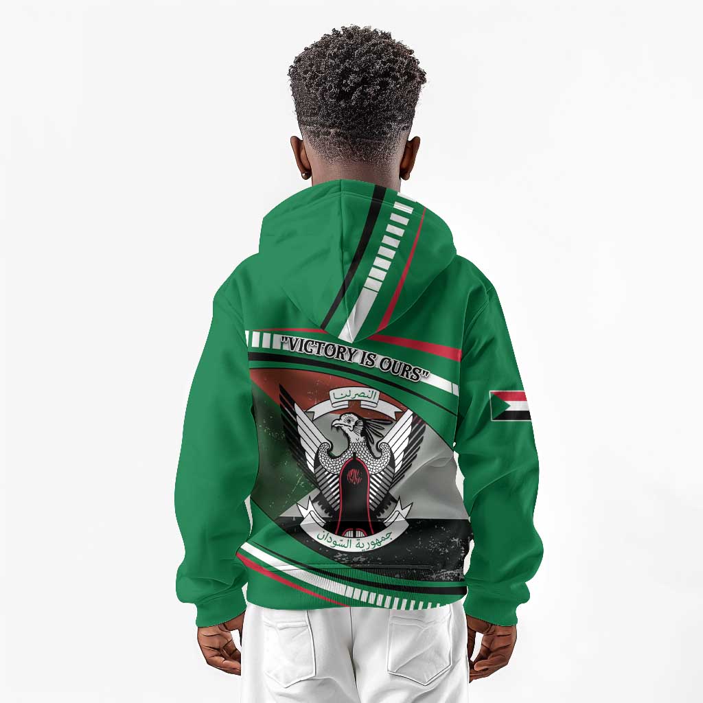 African Sudan Kid Hoodie Victory Is Ours - African Pride