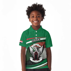 African Sudan Kid Polo Shirt Victory Is Ours - African Pride
