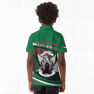 African Sudan Kid Polo Shirt Victory Is Ours - African Pride