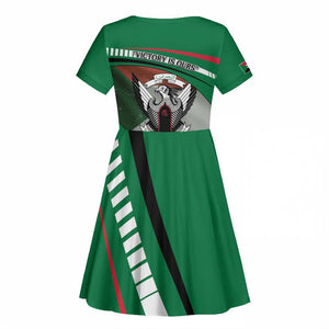 African Sudan Kid Short Sleeve Dress Victory Is Ours - African Pride