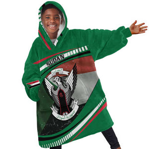 African Sudan Kid Wearable Blanket Hoodie Victory Is Ours - African Pride