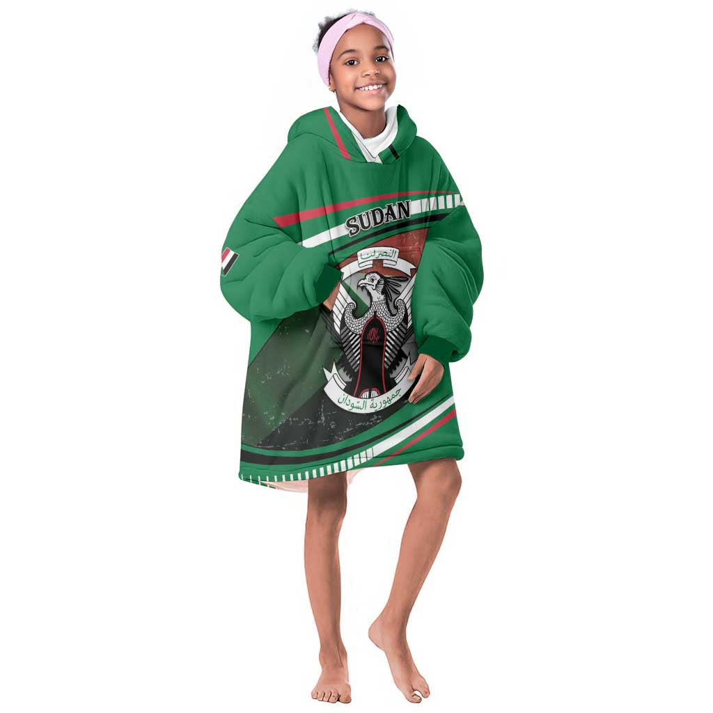 African Sudan Kid Wearable Blanket Hoodie Victory Is Ours - African Pride