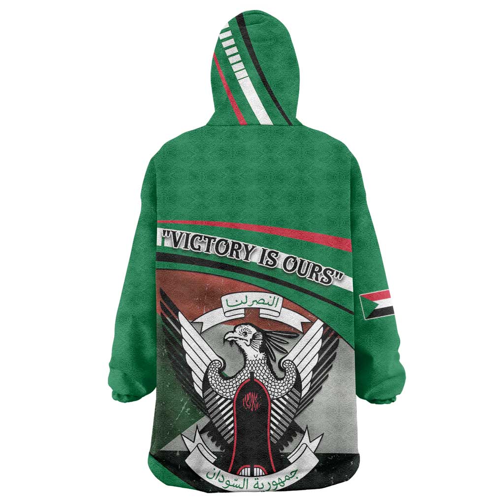 African Sudan Kid Wearable Blanket Hoodie Victory Is Ours - African Pride