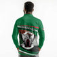 African Sudan Long Sleeve Polo Shirt Victory Is Ours - African Pride