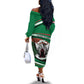 African Sudan Off The Shoulder Long Sleeve Dress Victory Is Ours - African Pride