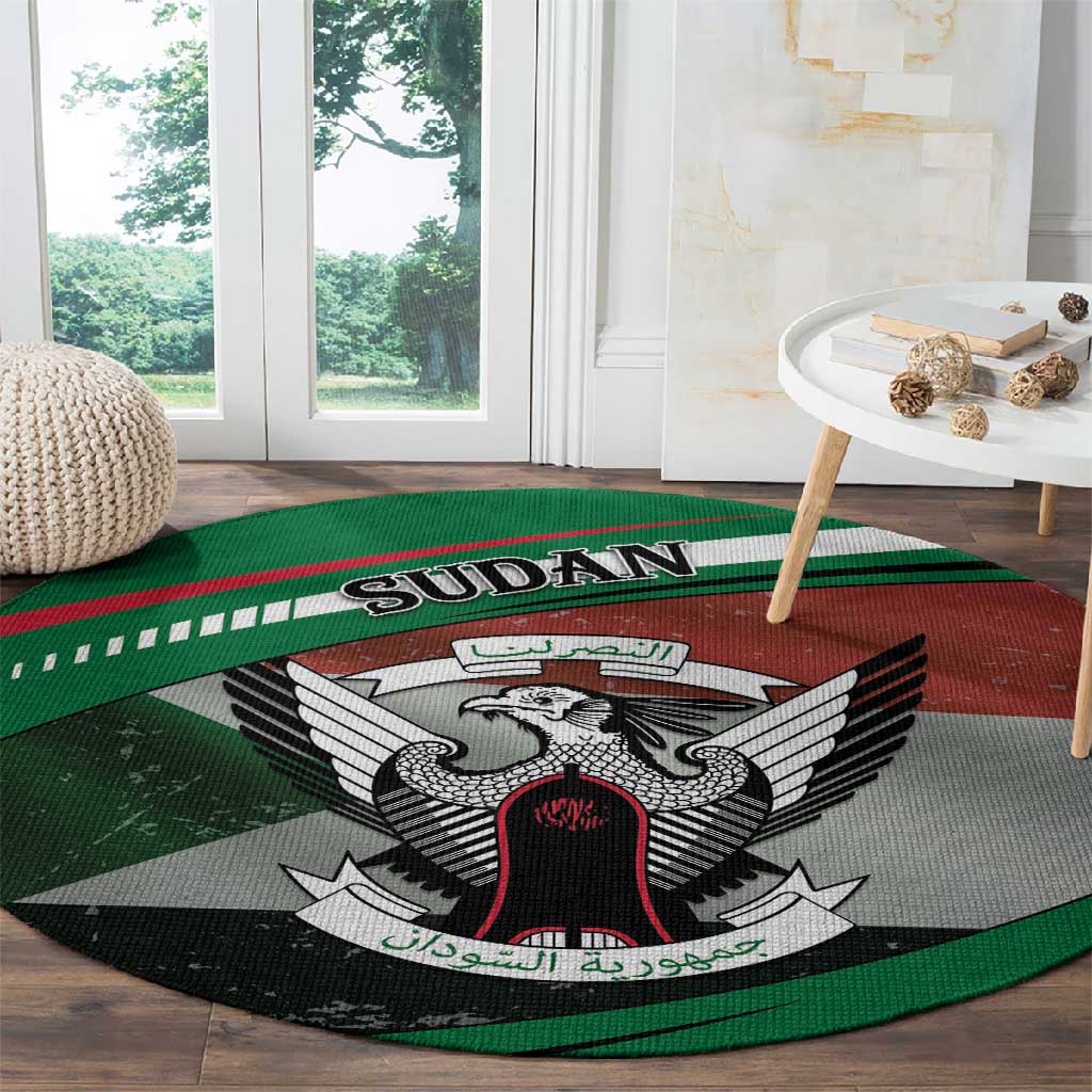 African Sudan Round Carpet Victory Is Ours - African Pride