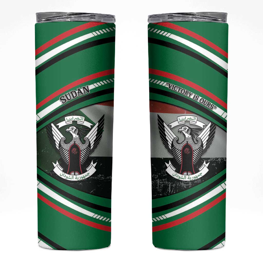 African Sudan Skinny Tumbler Victory Is Ours - African Pride