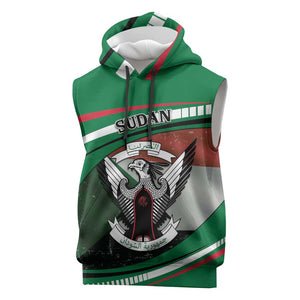 African Sudan Sleeveless Hoodie Victory Is Ours - African Pride
