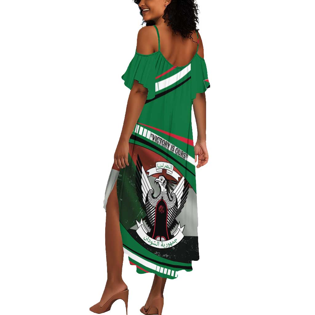 African Sudan Summer Maxi Dress Victory Is Ours - African Pride