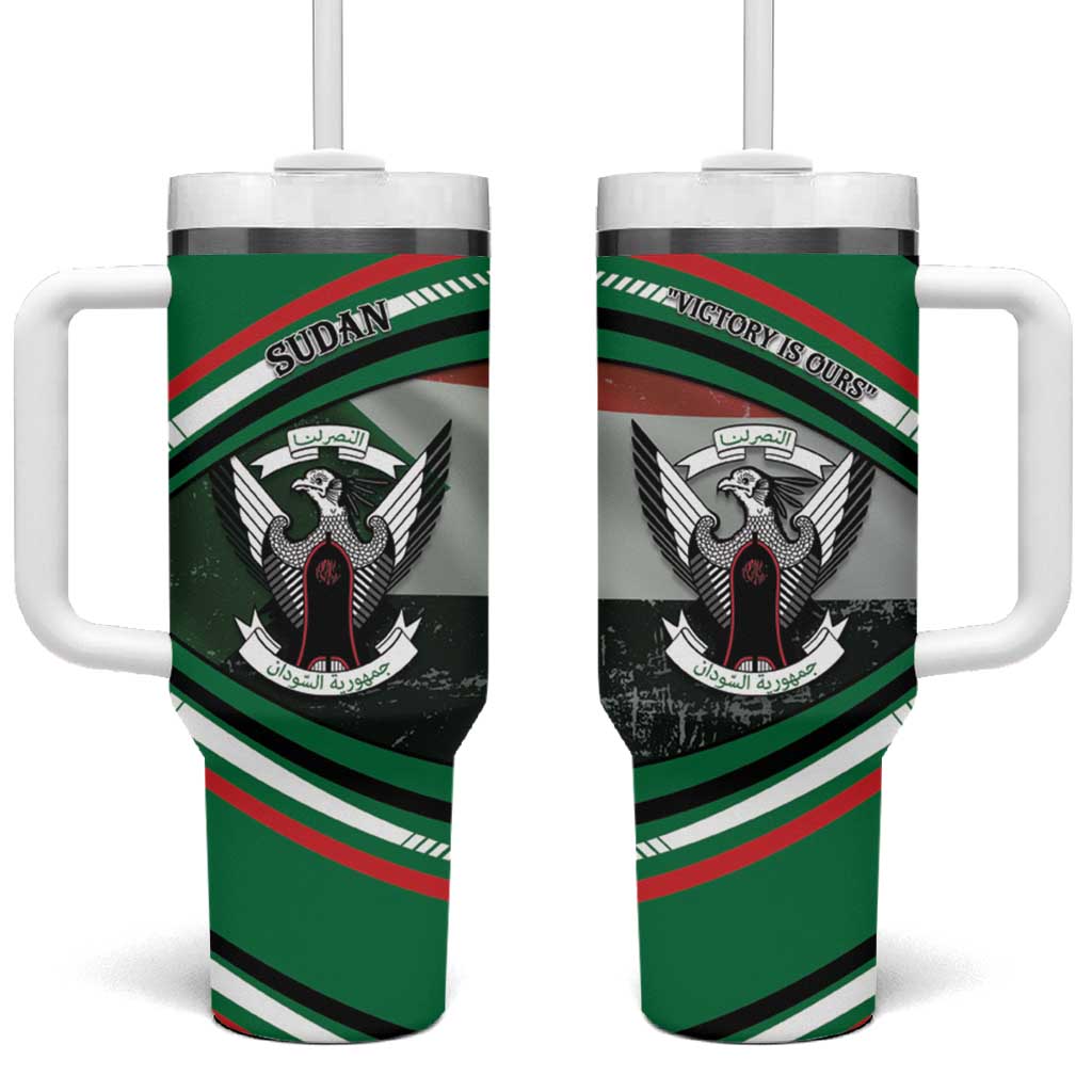 African Sudan Tumbler With Handle Victory Is Ours - African Pride