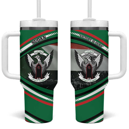 African Sudan Tumbler With Handle Victory Is Ours - African Pride