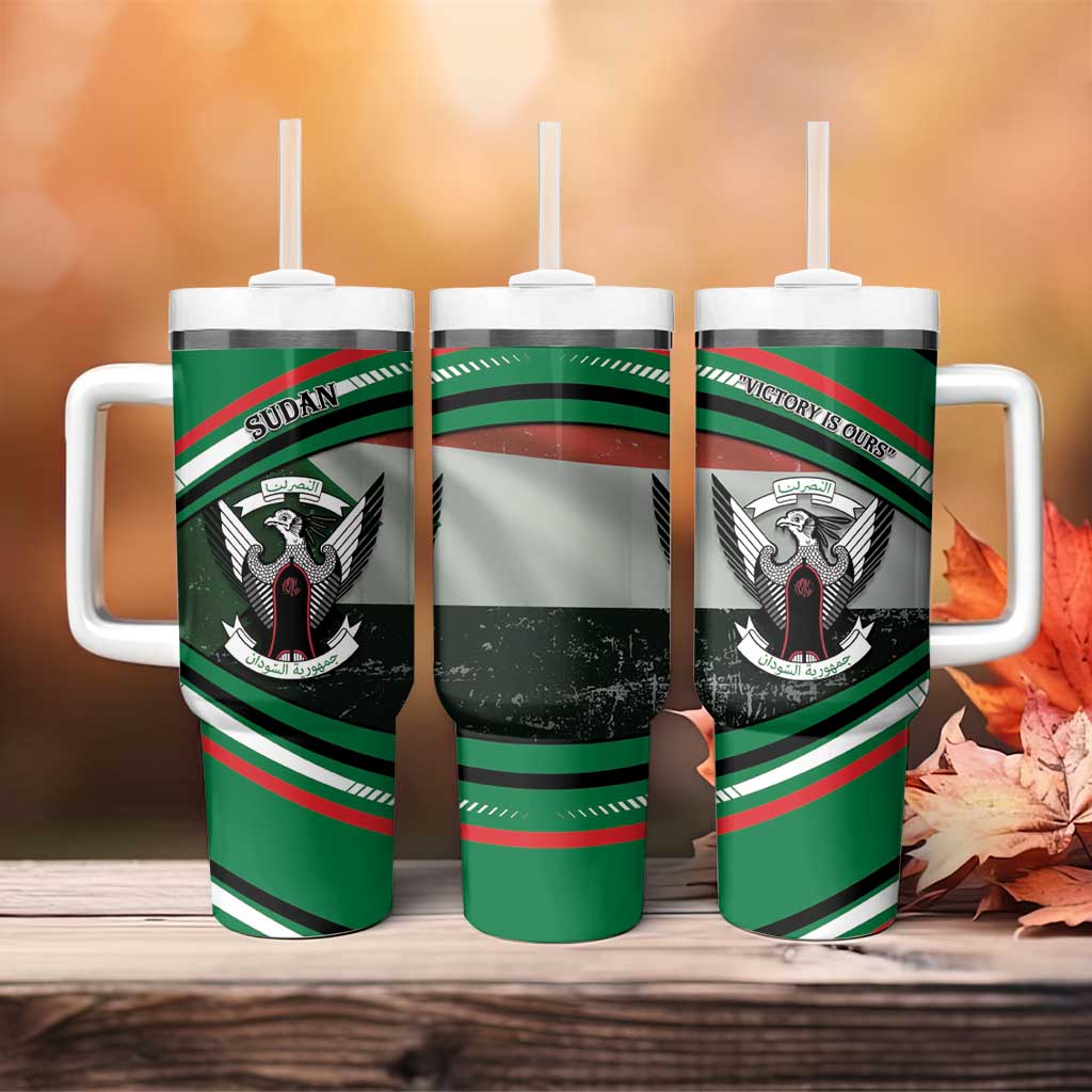 African Sudan Tumbler With Handle Victory Is Ours - African Pride