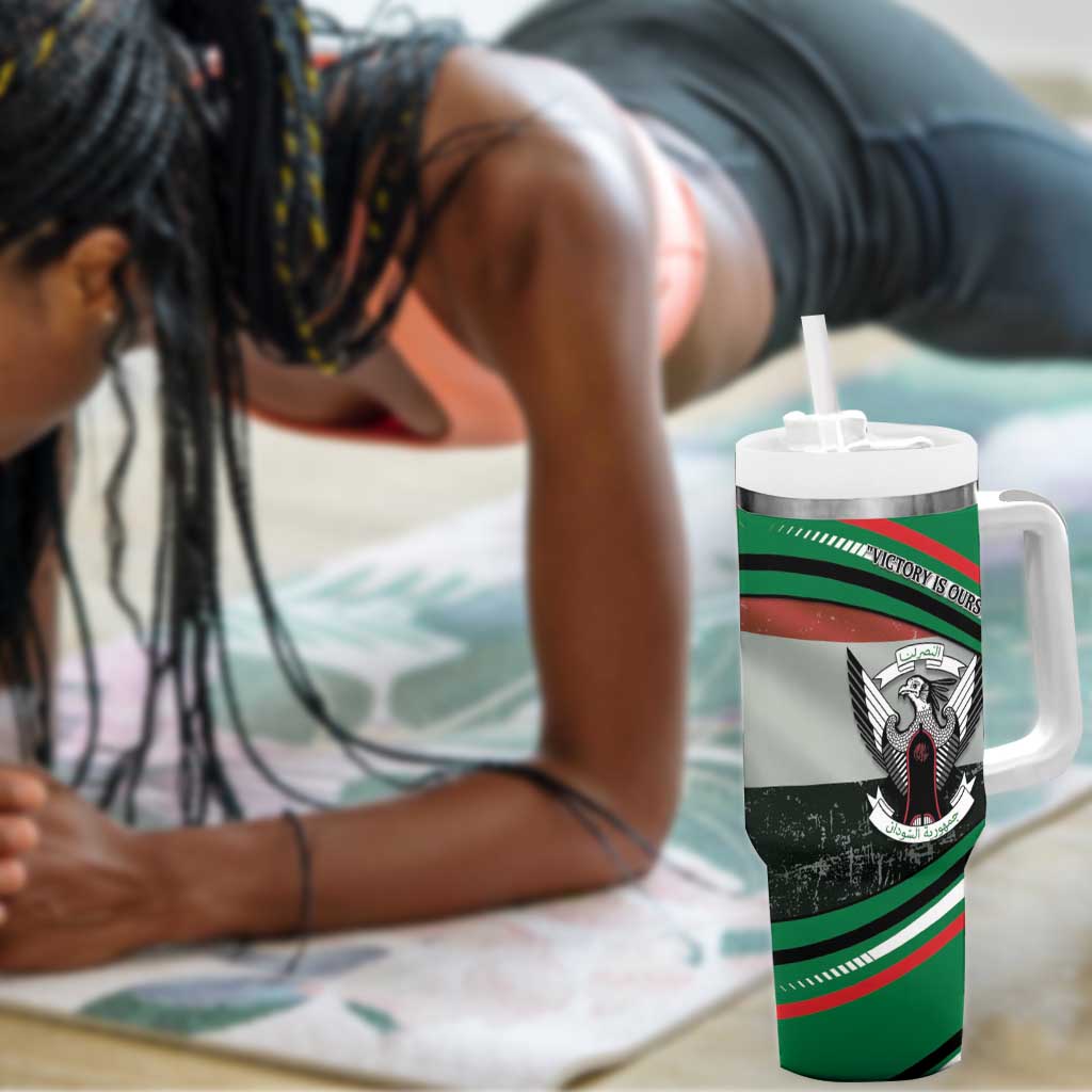 African Sudan Tumbler With Handle Victory Is Ours - African Pride