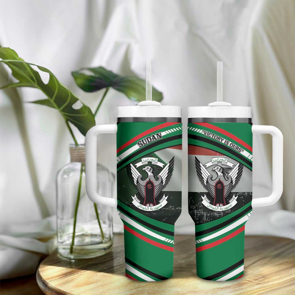 African Sudan Tumbler With Handle Victory Is Ours - African Pride