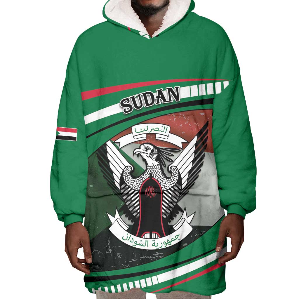 African Sudan Wearable Blanket Hoodie Victory Is Ours - African Pride