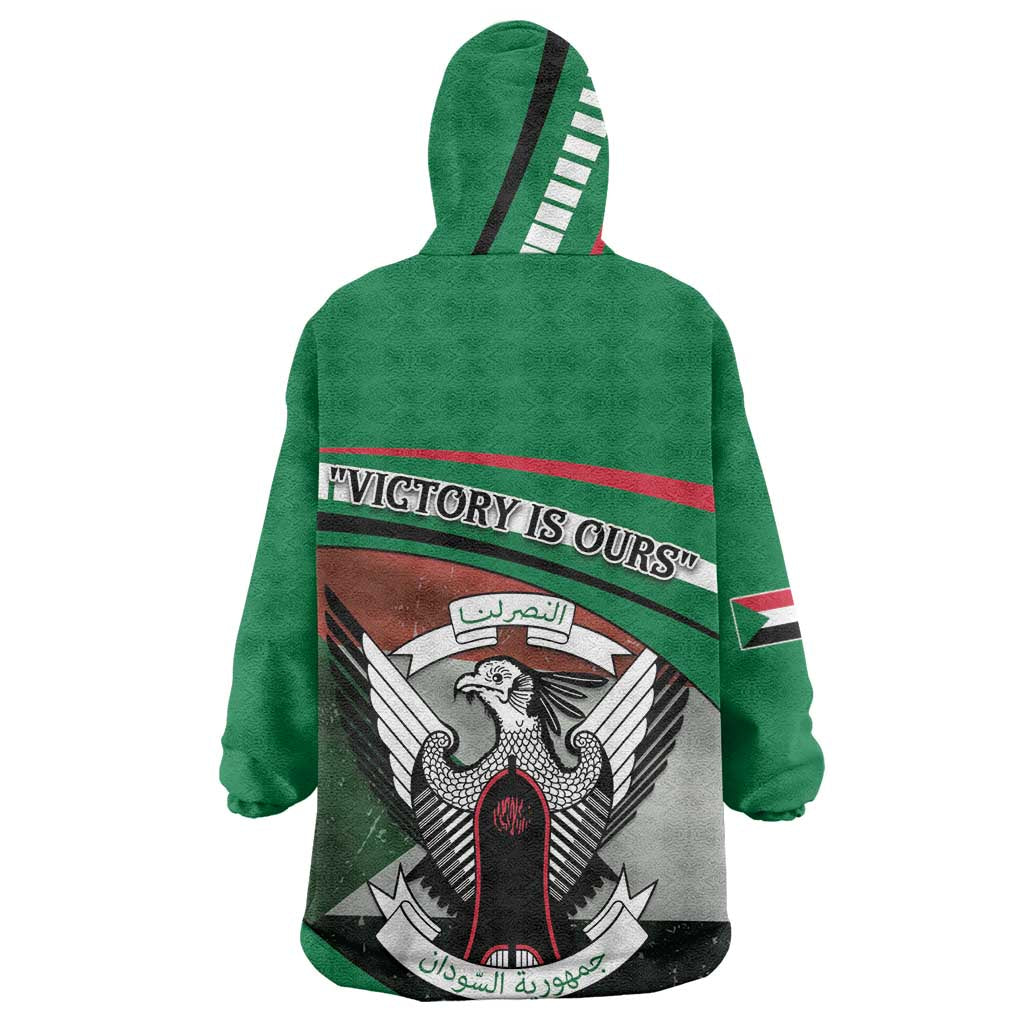 African Sudan Wearable Blanket Hoodie Victory Is Ours - African Pride