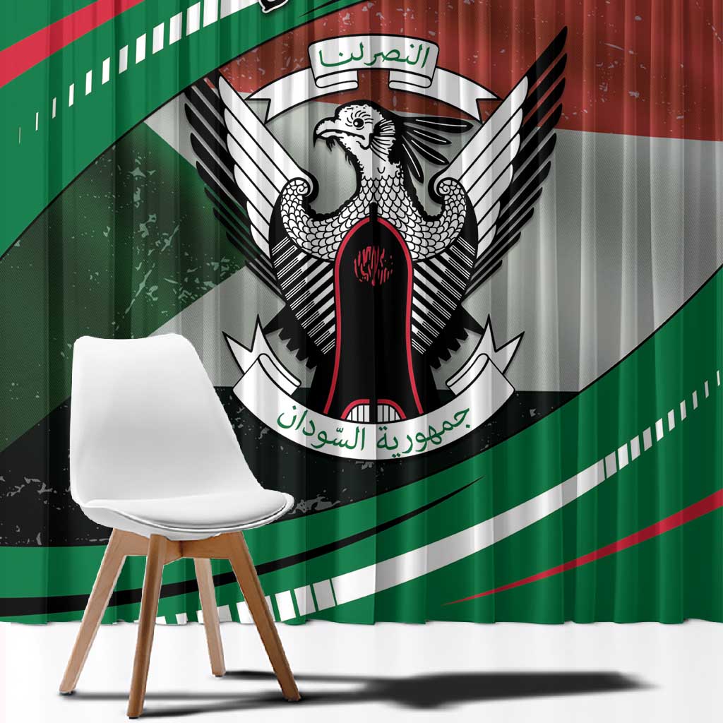 African Sudan Window Curtain Victory Is Ours - African Pride