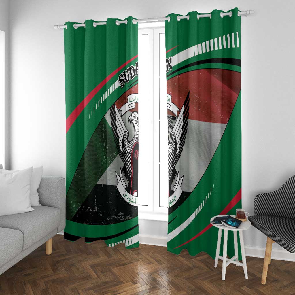 African Sudan Window Curtain Victory Is Ours - African Pride
