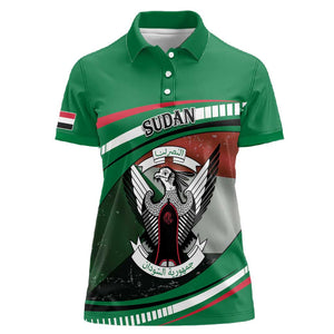 African Sudan Women Polo Shirt Victory Is Ours - African Pride