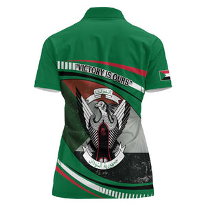 African Sudan Women Polo Shirt Victory Is Ours - African Pride