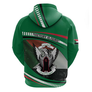 African Sudan Zip Hoodie Victory Is Ours - African Pride