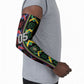 Custom Brazil And Haiti Football Arm Sleeves Mix Brazilian Haitian Roots