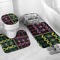 Brazil And Haiti Football Bathroom Set Mix Brazilian Haitian Roots