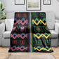 Brazil And Haiti Football Blanket Mix Brazilian Haitian Roots