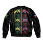 Custom Brazil And Haiti Football Bomber Jacket Mix Brazilian Haitian Roots
