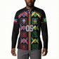 Custom Brazil And Haiti Football Button Sweatshirt Mix Brazilian Haitian Roots