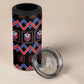 Brazil And Haiti Football 4 in 1 Can Cooler Tumbler Mix Brazilian Haitian Roots