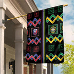 Brazil And Haiti Football Garden Flag Mix Brazilian Haitian Roots