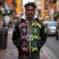 Custom Brazil And Haiti Football Hoodie Mix Brazilian Haitian Roots