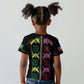 Custom Brazil And Haiti Football Kid T shirt Mix Brazilian Haitian Roots
