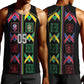 Custom Brazil And Haiti Football Men Tank Top Mix Brazilian Haitian Roots