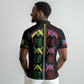 Custom Brazil And Haiti Football Polo Shirt Mix Brazilian Haitian Roots DT05